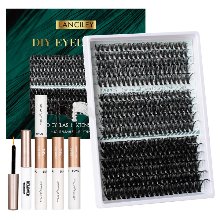 Lanciley front packaging showing full kit and benefit of organized starter set