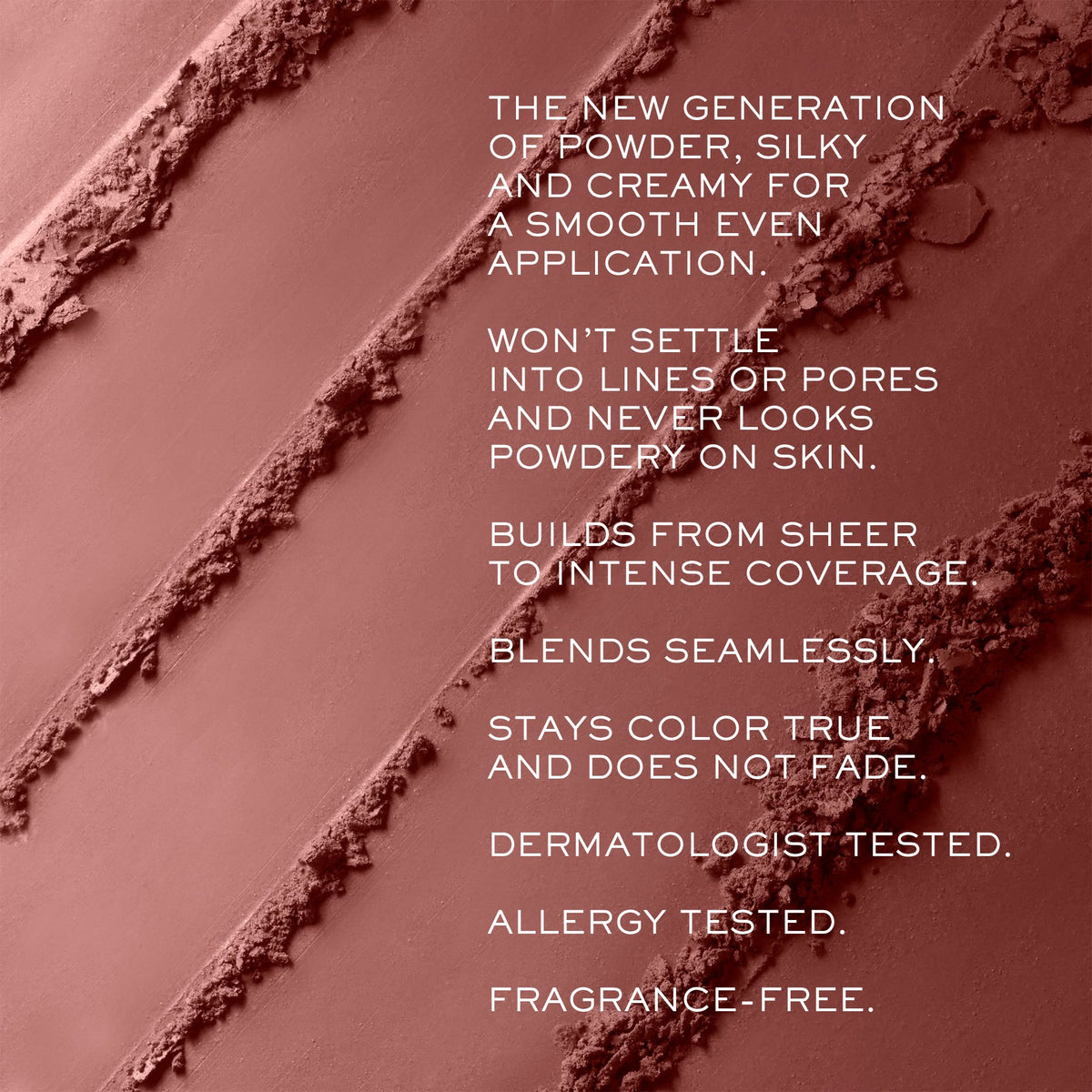 Lancôme powder texture close-up highlighting ultra-fine silky finish for smooth blending