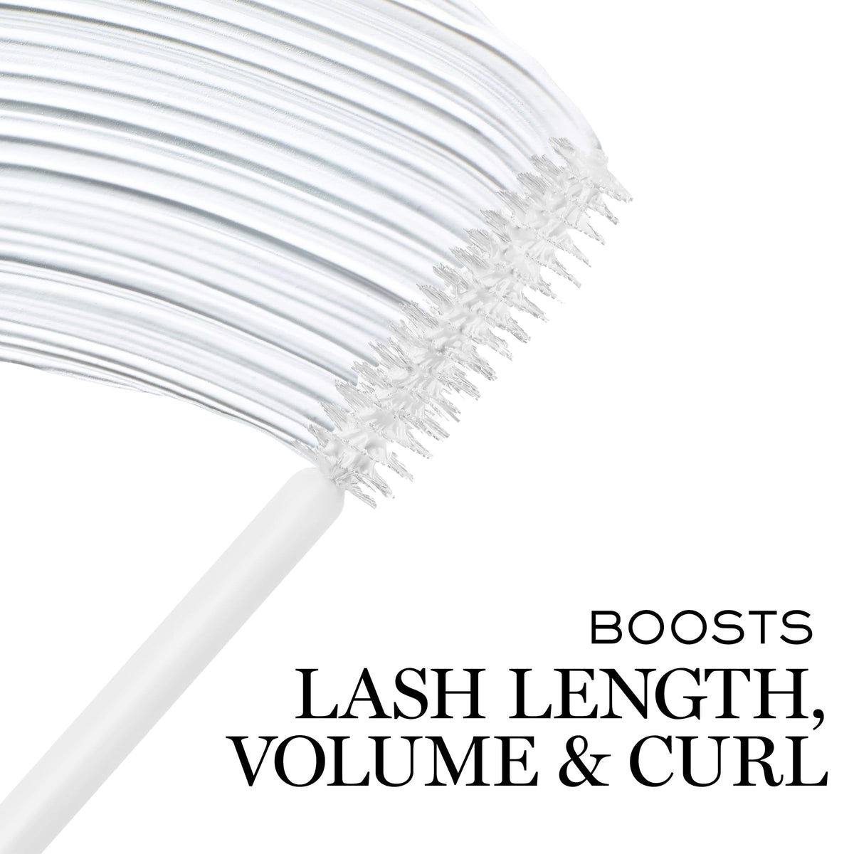 Lancôme before and after lashes illustrating fuller, lengthened effect