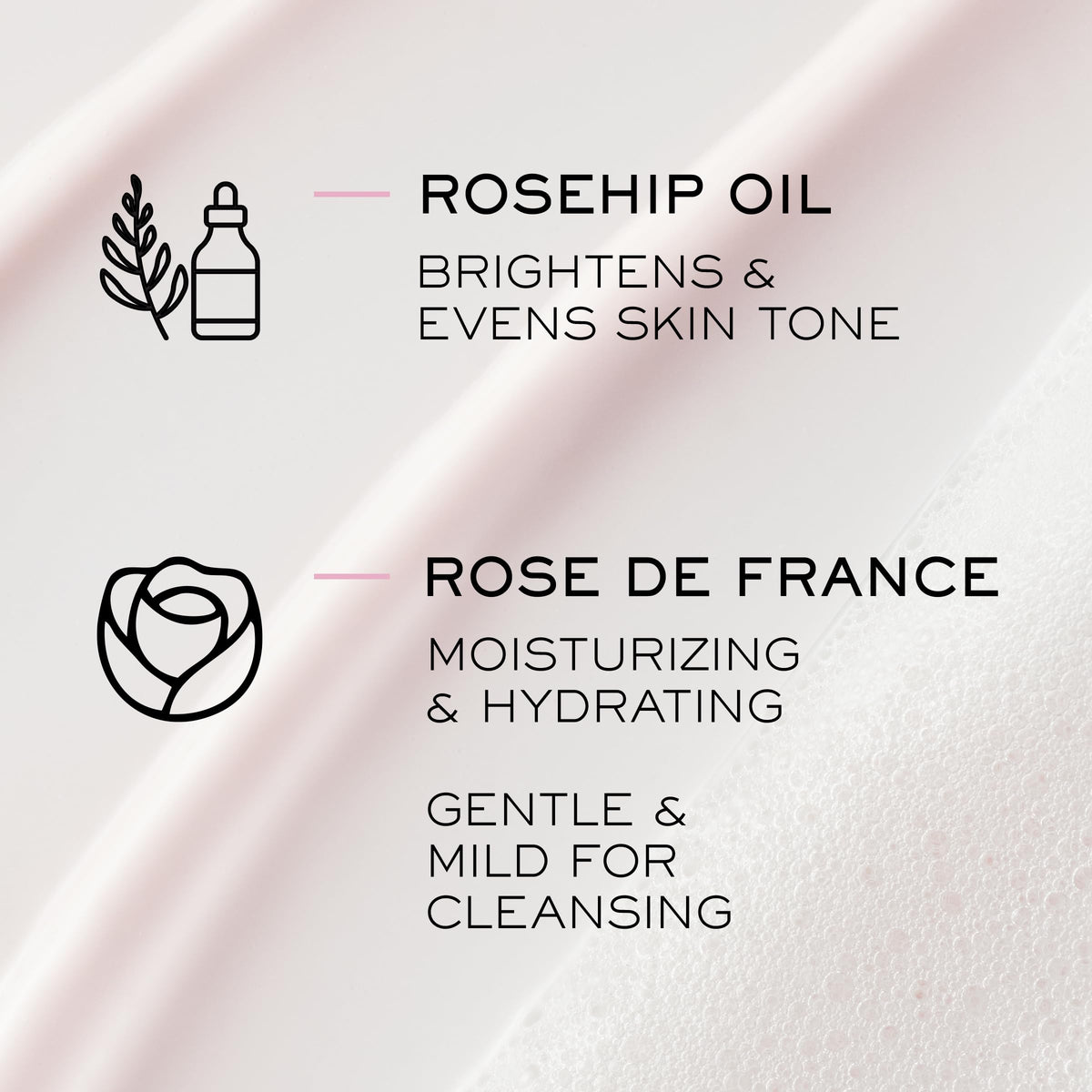 Lancôme bottle held in hand for scale demonstrating convenient 4.2 fl oz travel-friendly size