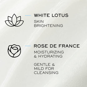 Lancôme in-bathroom lifestyle scene showing gentle daily cleansing routine