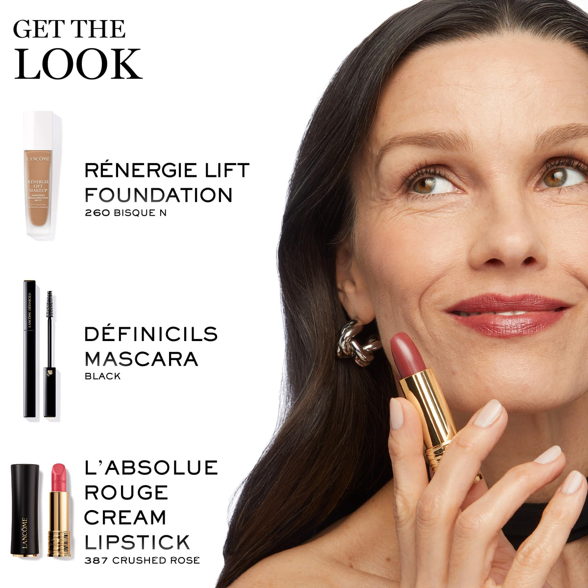 Lancôme Définicils being applied in lifestyle shot showing easy daily use and comfortable wear benefit