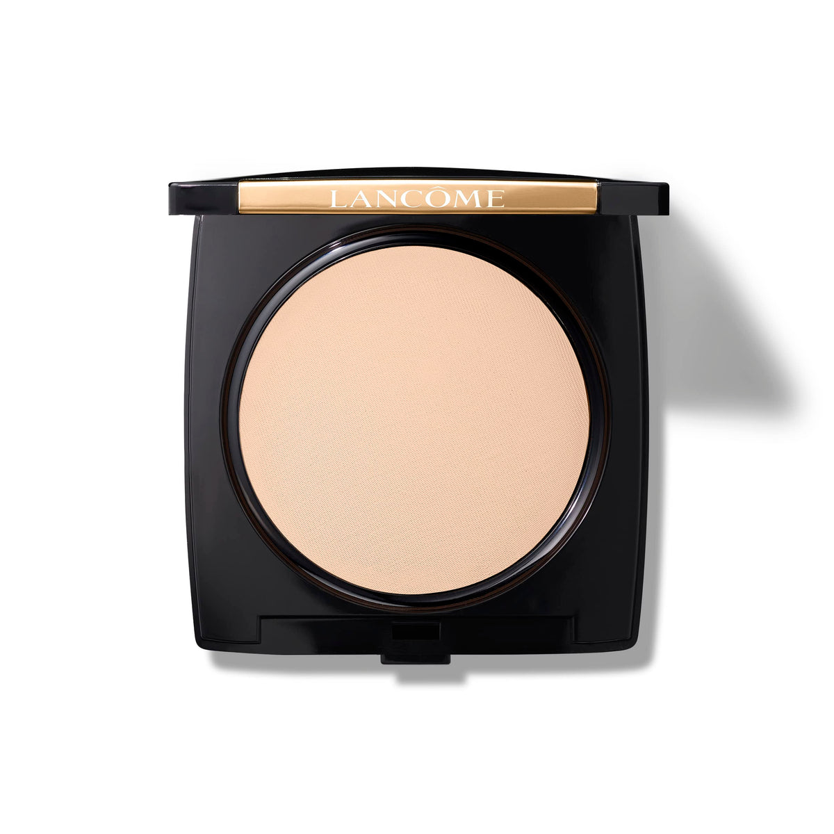 Lancôme compact front view showing sleek case and portable design benefit portable elegance