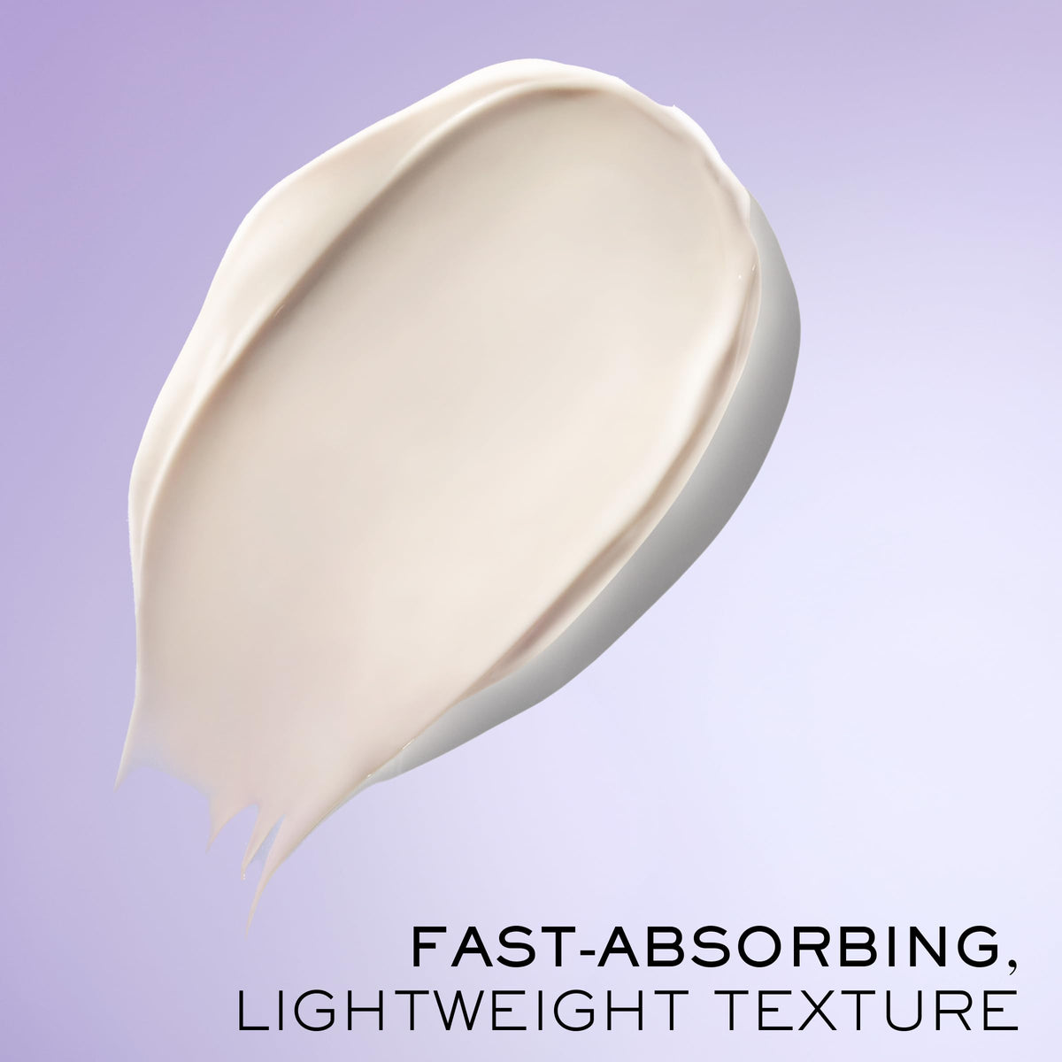 Lancôme cream applied on hand demonstrating lightweight spreadability and hydration