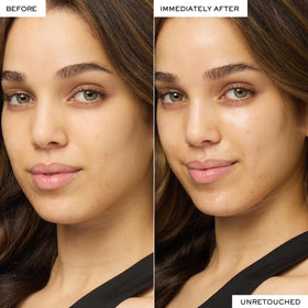 Lancôme hyaluronic acid visual highlighting moisture retention and plumping effect