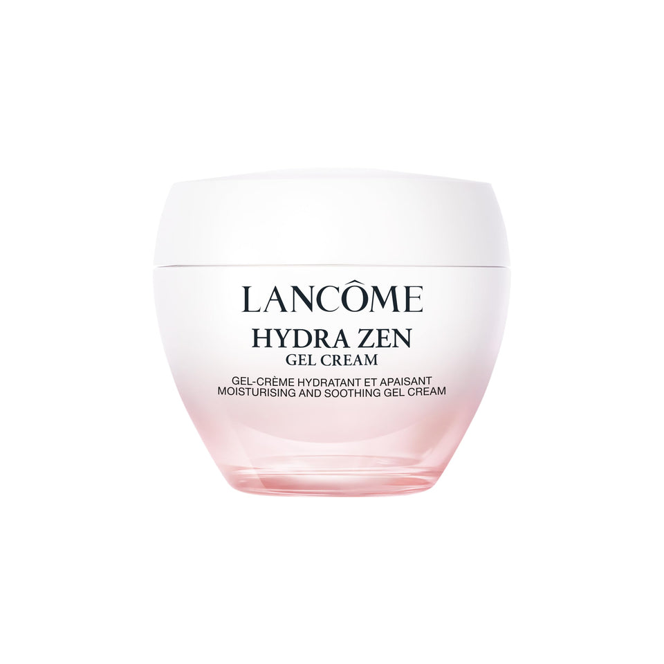 Lancôme jar front view showing sleek packaging and product branding for freshness
