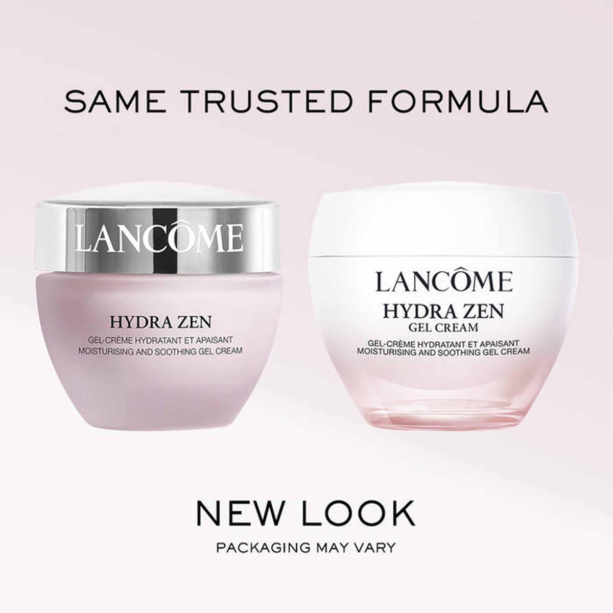 Lancôme product with hyaluronic acid visual emphasizing targeted hydration benefit