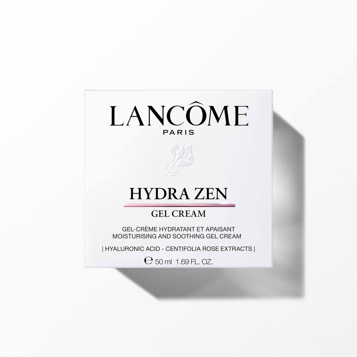 Lancôme gel cream texture close-up highlighting lightweight hydration and smoothness