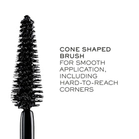 Lancôme Hypnôse being applied on a model creating lifted, wide-eye appearance