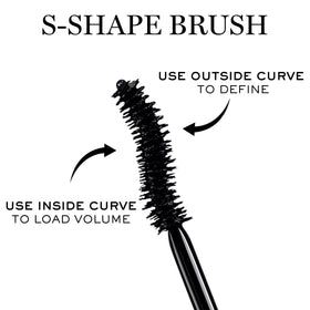 Lancôme Hypnôse Drama texture swiped on skin showing buildable pigment