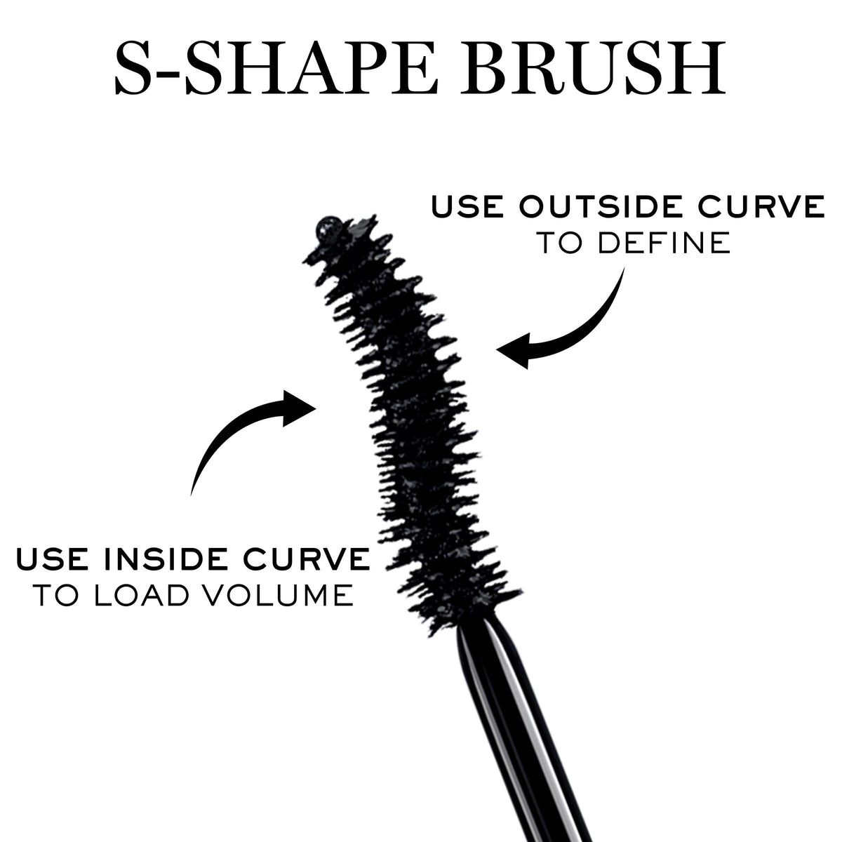Lancôme Hypnôse Drama wand texture detail illustrating dense pigment for bold volume