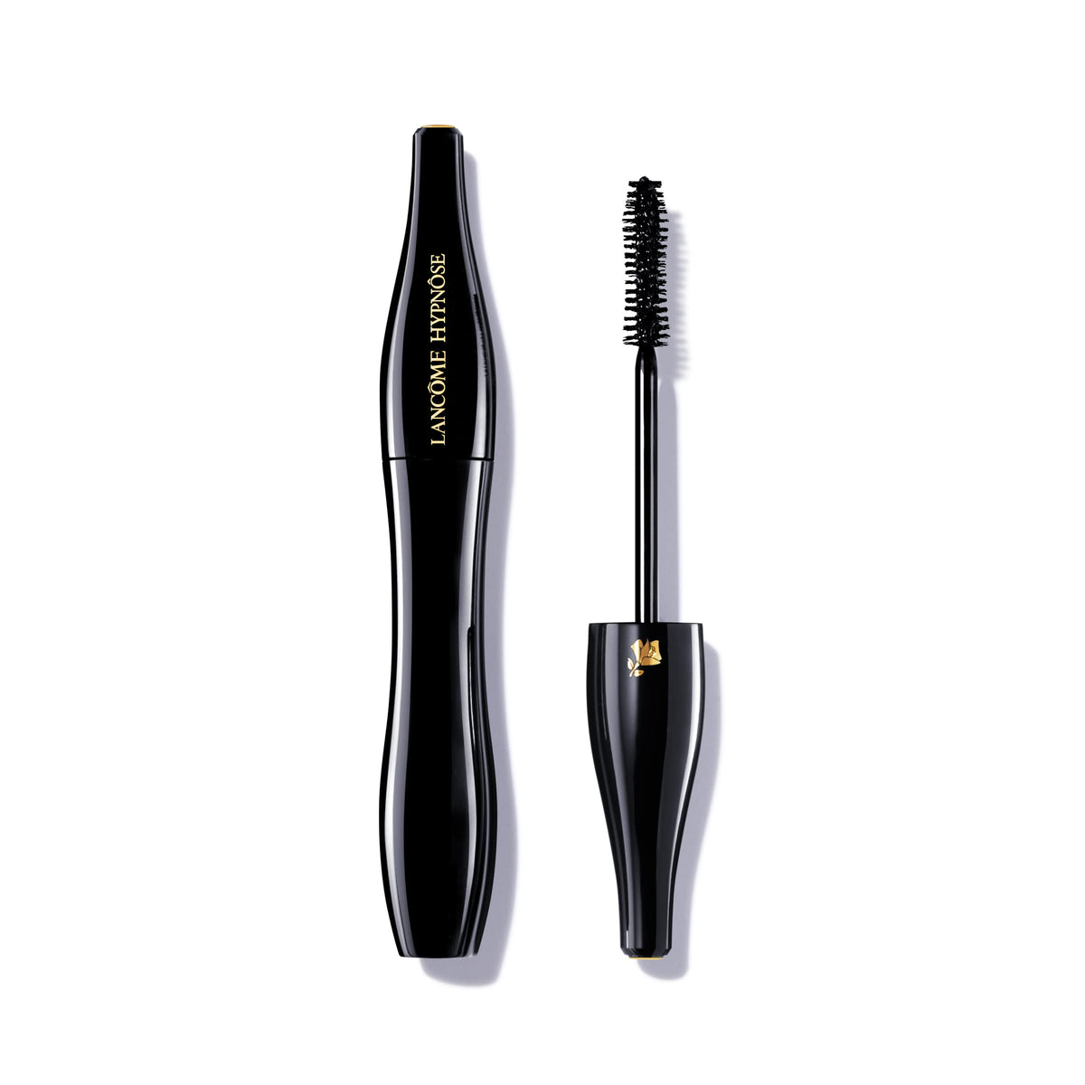 Lancôme front view of mascara tube showing sleek packaging and brand appeal
