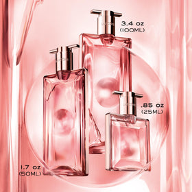 Lancôme idôle spray nozzle close-up demonstrating smooth, even mist