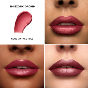Lancôme creamy lipstick bullet close-up highlighting smooth texture and glide