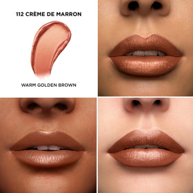 Lancôme open bullet close-up showing creamy texture for smooth, glide-on application benefit