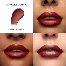 Lancôme L'Absolu Rouge open bullet revealing creamy formula and smooth glide