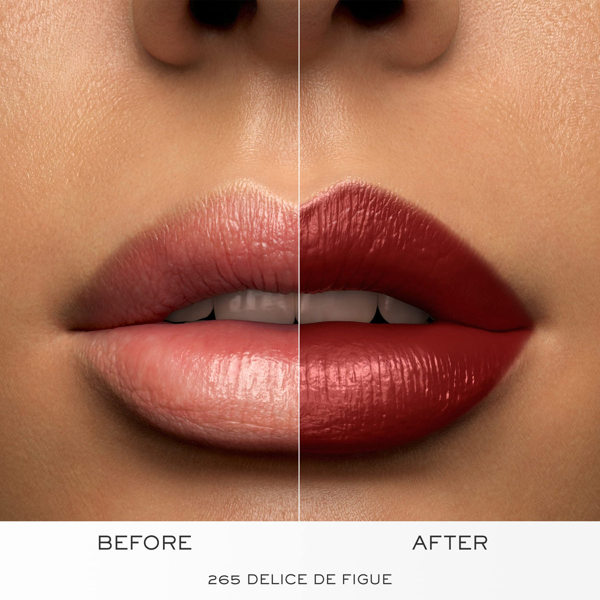 Lancôme L'Absolu Rouge held in hand showing real size and easy portability