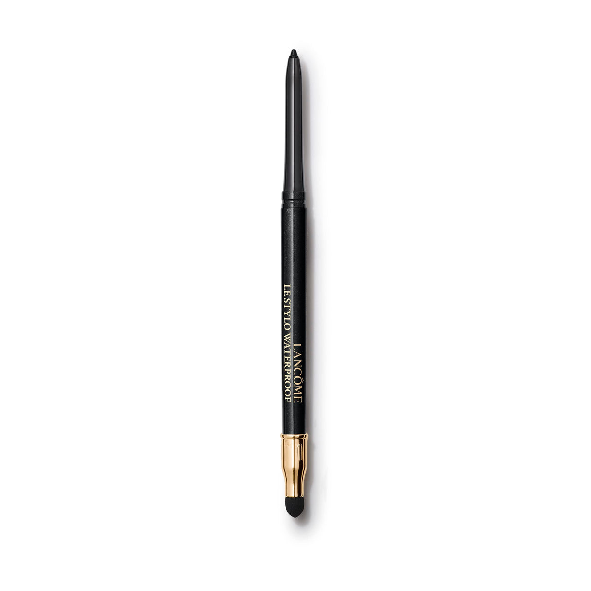Lancôme pencil front view showing sleek casing and retractable tip for precise application