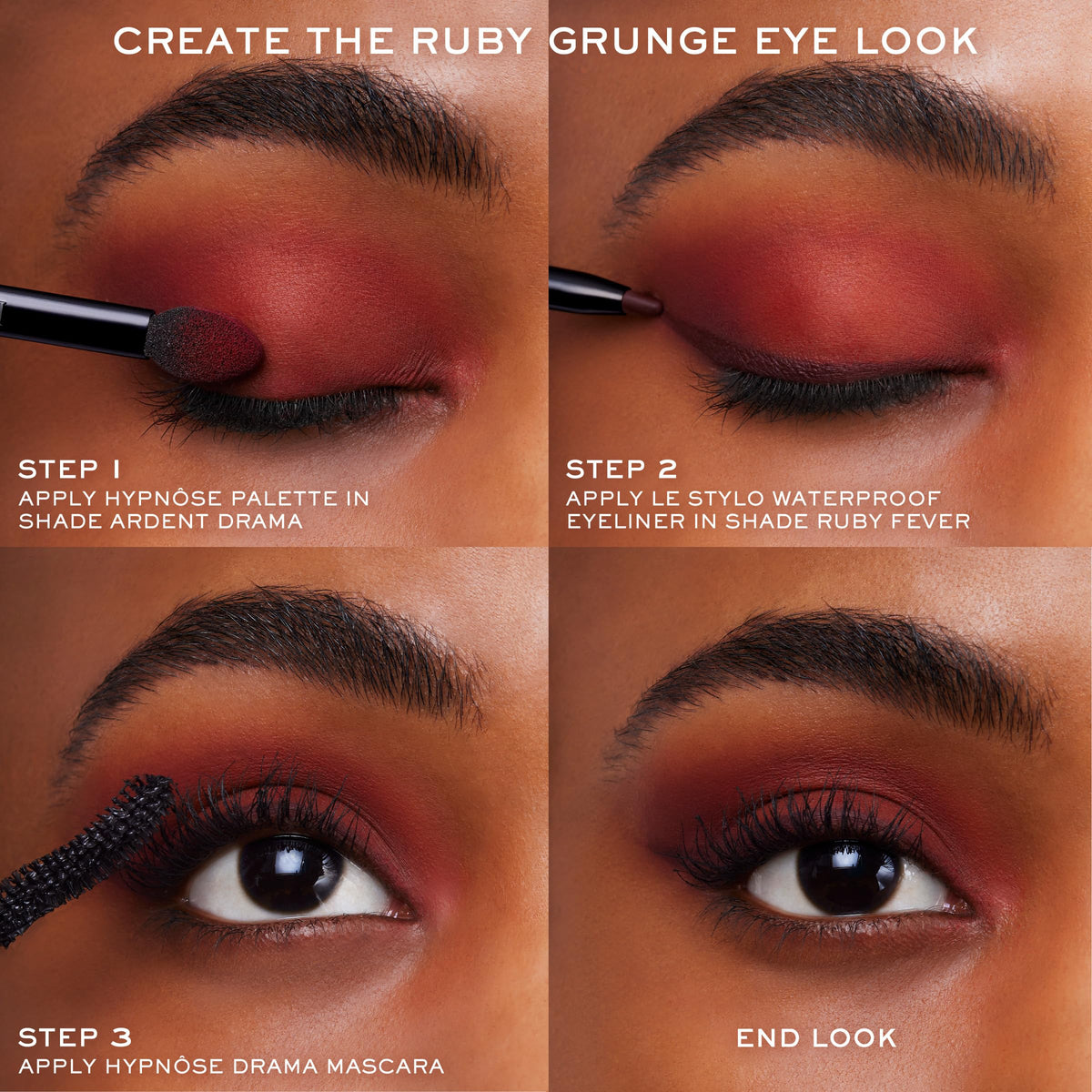 Lancôme model applying Le Stylo showing easy in‑use definition benefit