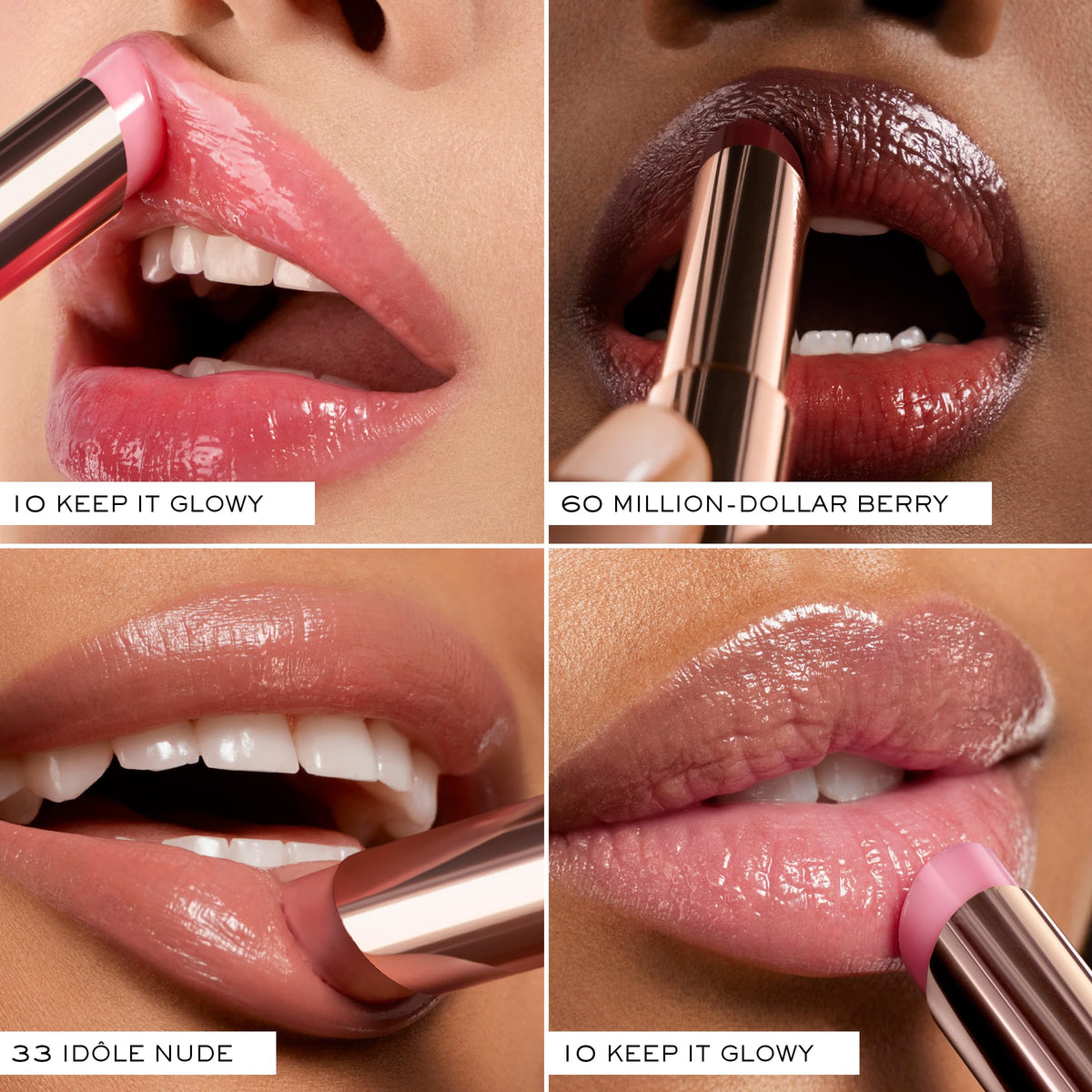 Lancôme shade 33 Idole Nude swatch on hand illustrating wearable neutral tone