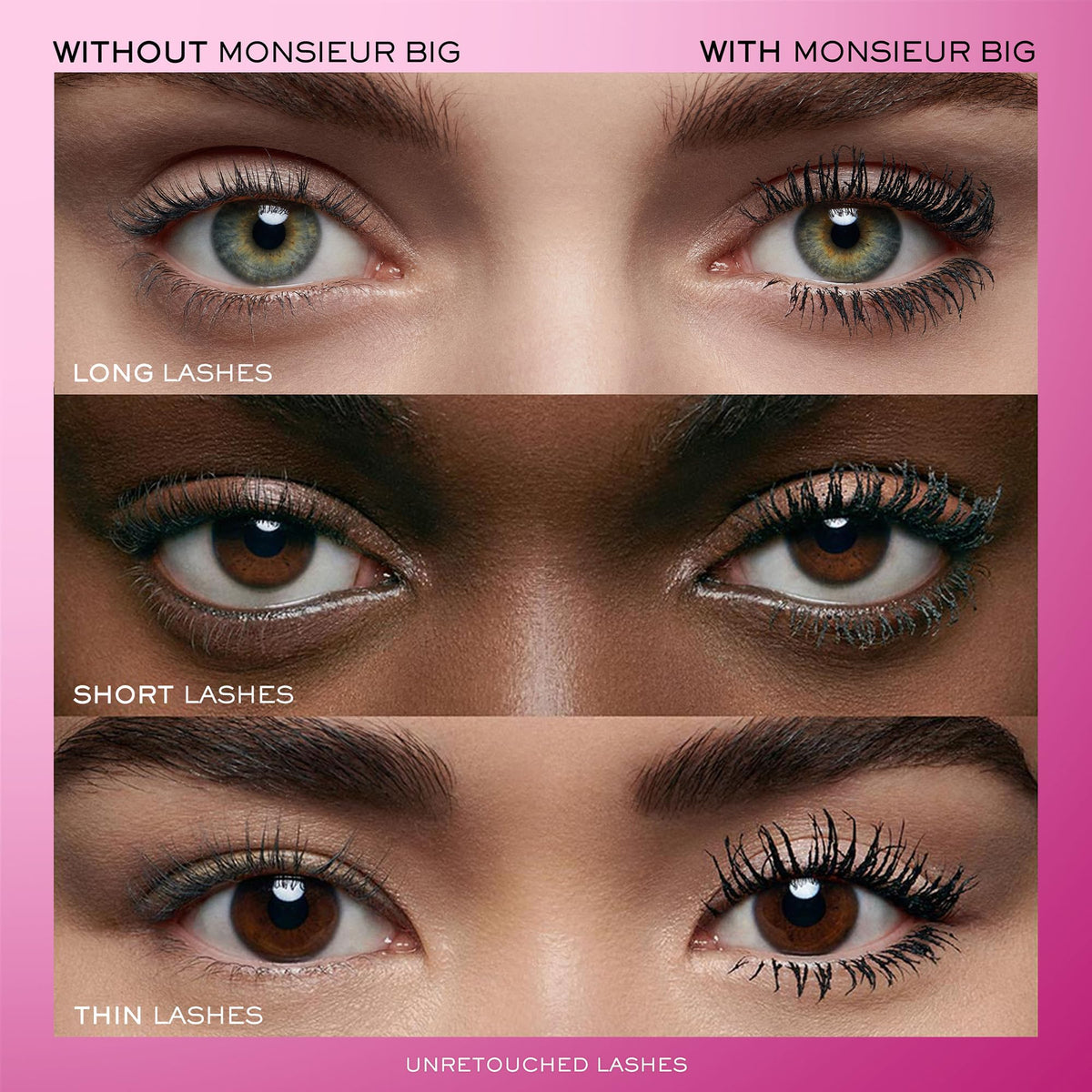 Lancôme Monsieur Big brush close-up showing wavy fibers for maximum volume application
