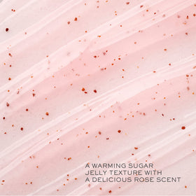 Lancôme close-up of sugar-grain texture demonstrating gentle exfoliation and smoothing