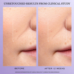 Lancôme pump dispensing serum demonstrating one-pump fresh blend for consistent doses