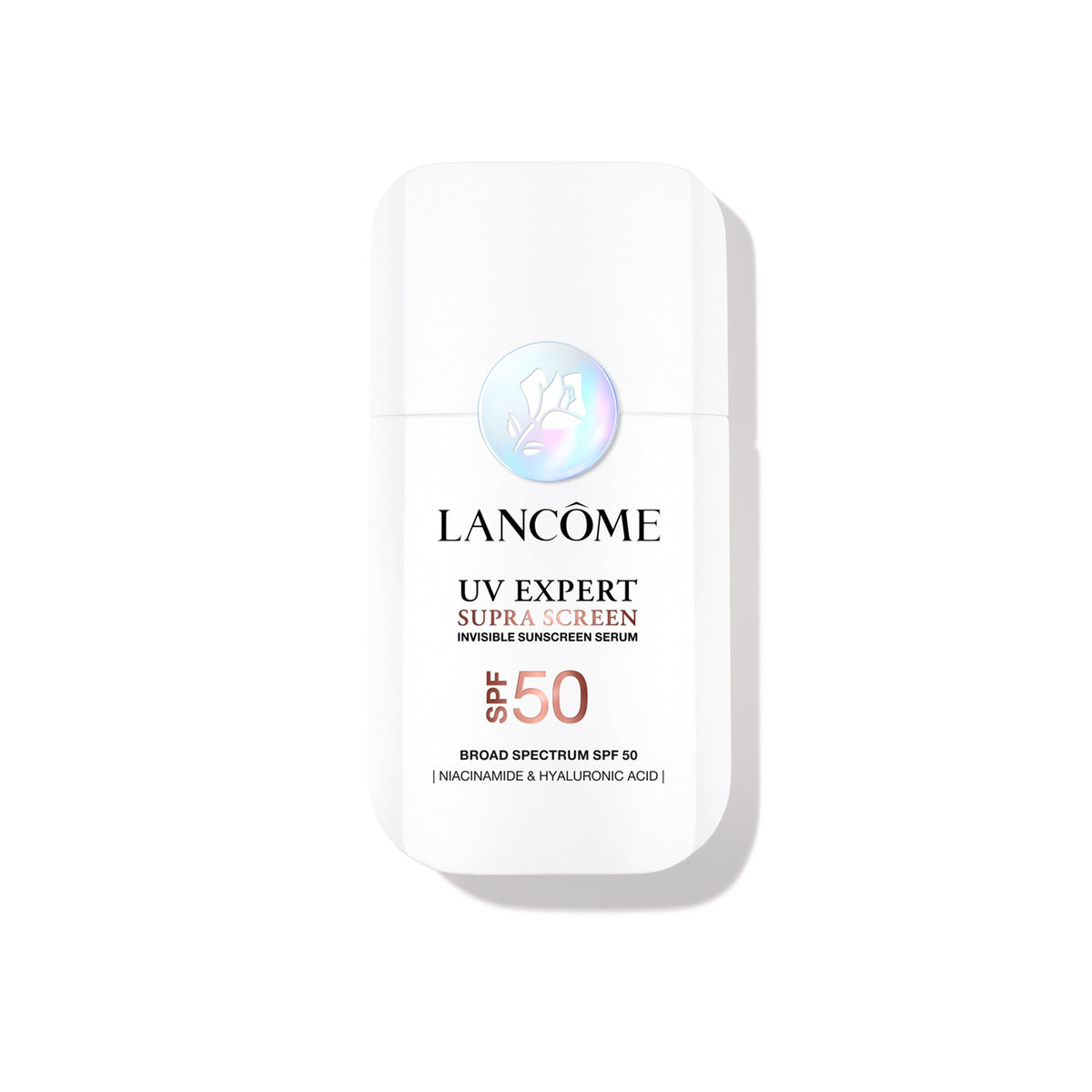 Lancôme front packaging showing SPF 50+ protection for daily use