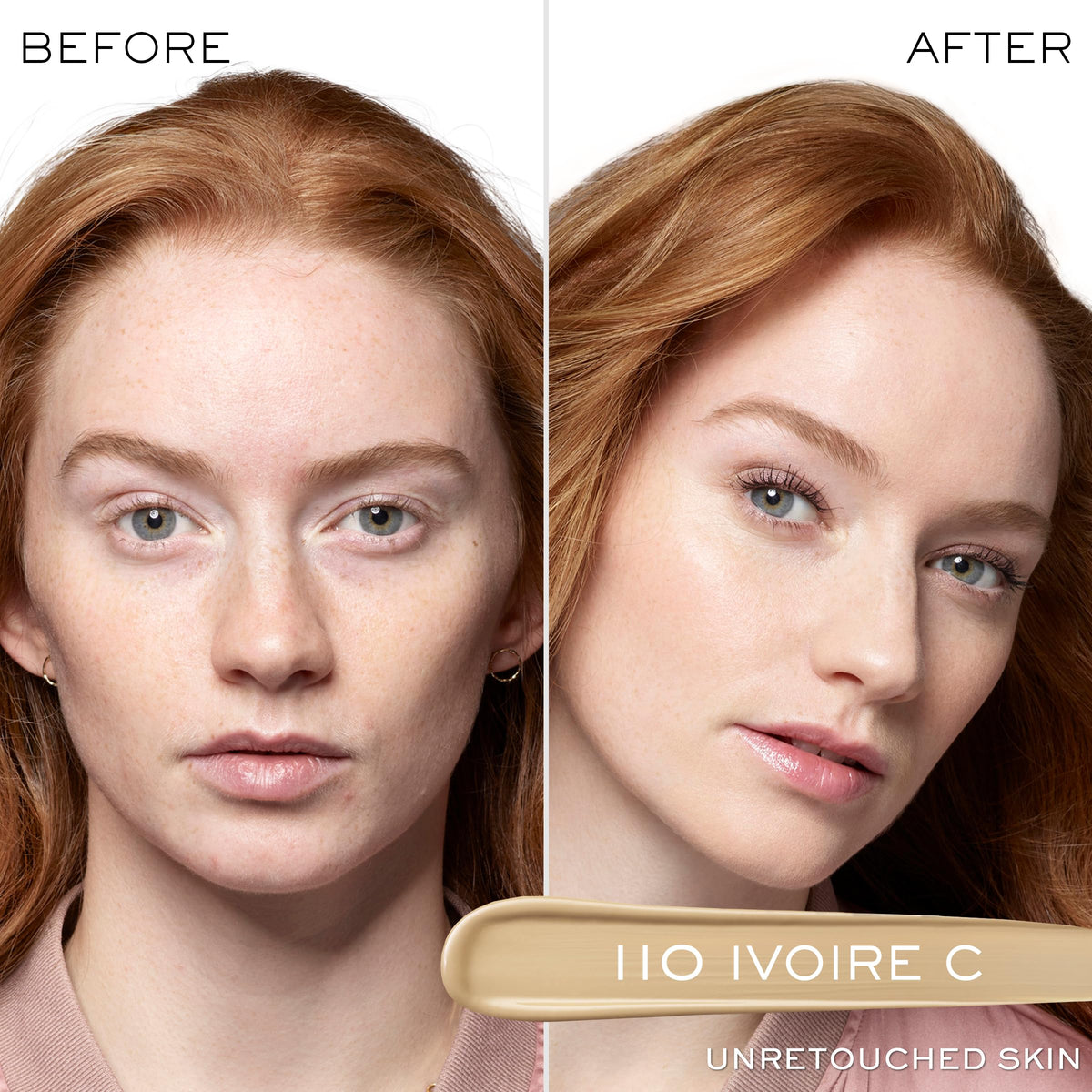 Lancôme applicator close-up illustrating precise application and controlled coverage