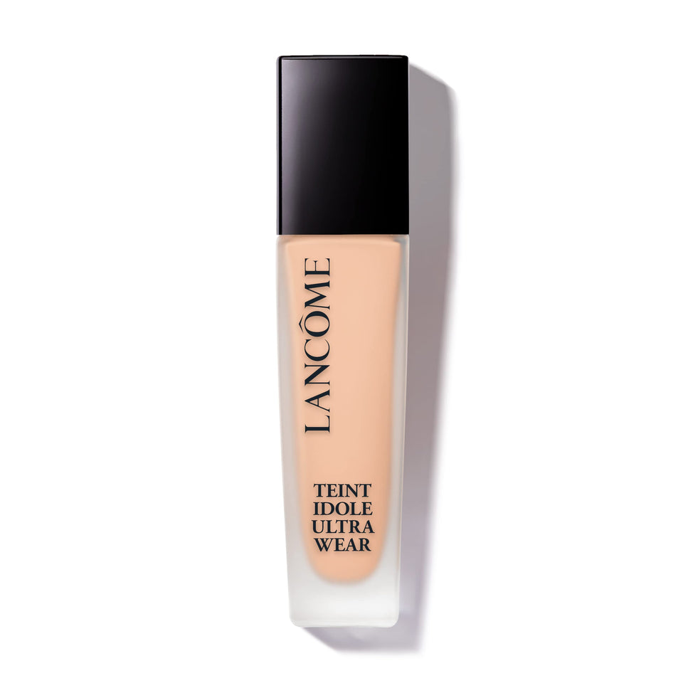 Lancôme product front packaging showing label and pump for easy dispensing