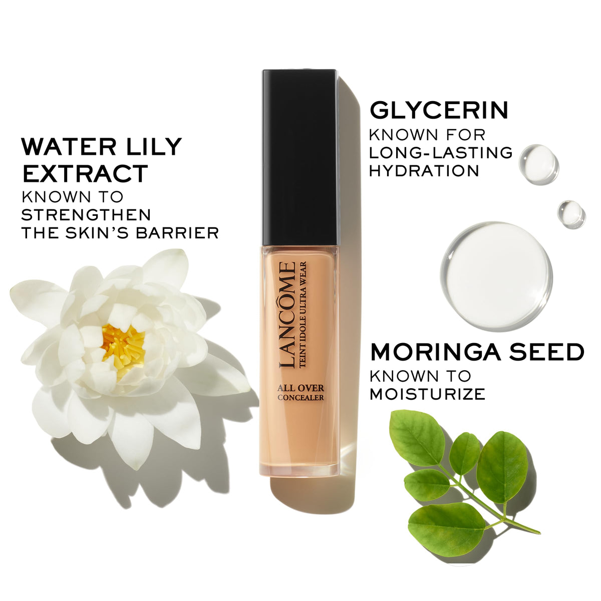 Lancôme tube size and cap detail highlighting travel-friendly design and longevity