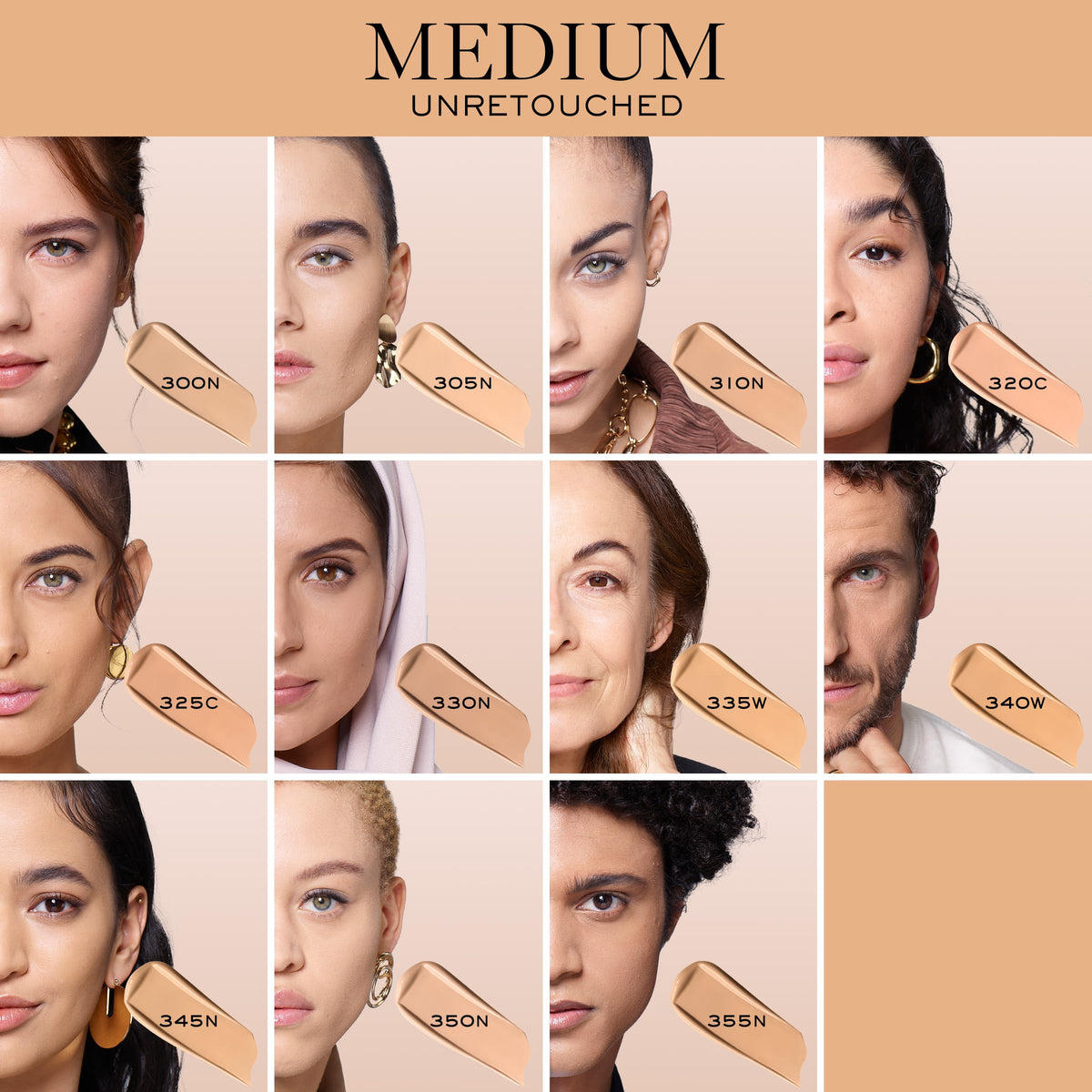 Lancôme foundation resisting water droplets demonstrating waterproof wear