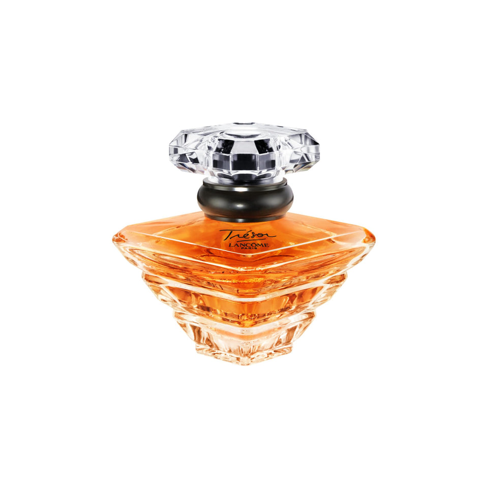 Lancôme Trésor front bottle view showing elegant design and gifting appeal