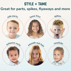 LANE & CO. used on baby hair to tame flyaways and create smooth finish