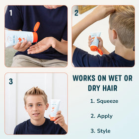 LANE & CO. clear gel on hand demonstrating easy spread and residue-free finish
