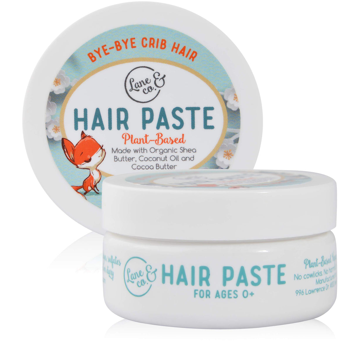 LANE & CO. front tub showing label and 2oz size, clear ingredient benefits
