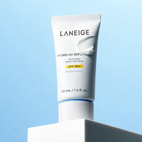LANEIGE sunscreen spread on hand demonstrating smooth application