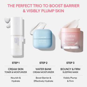 LANEIGE label close-up showing ingredient callouts and clean formulation benefits