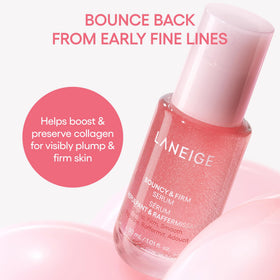 LANEIGE peony and collagen visual highlighting botanical and collagen support benefit