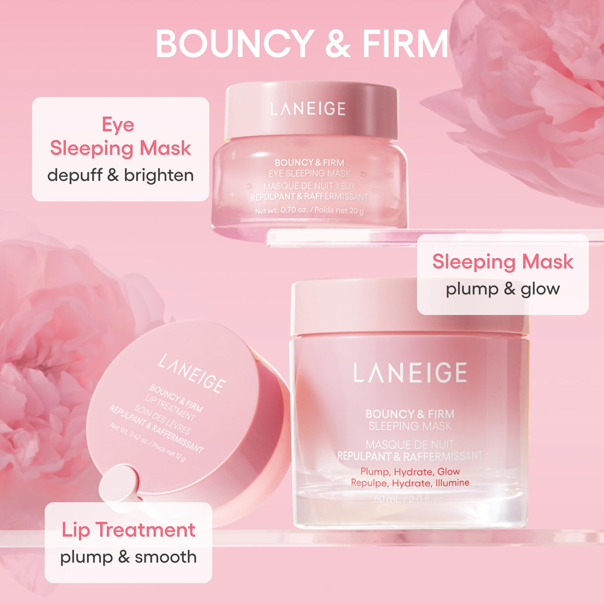 LANEIGE ceramide capsules macro view showing barrier-repair benefit