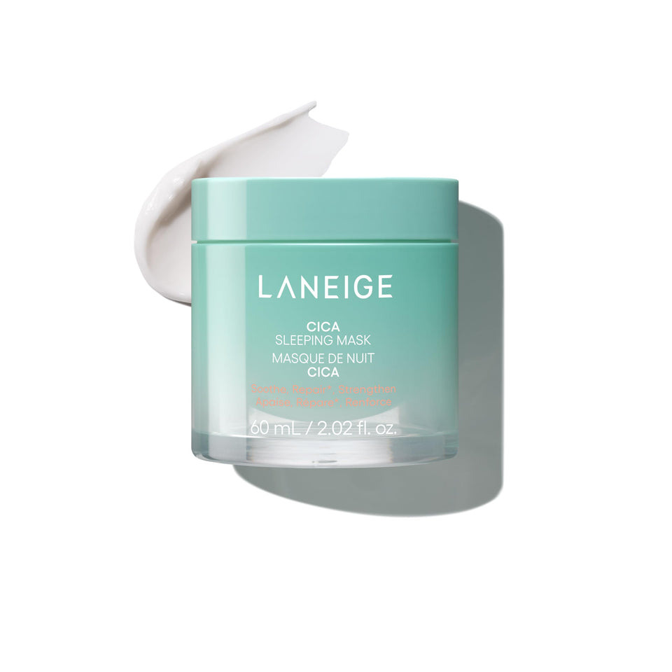 LANEIGE front jar shot showing product and soothing barrier support