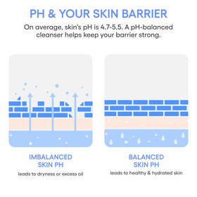 LANEIGE cleanser being massaged on wet skin showing gentle makeup removal