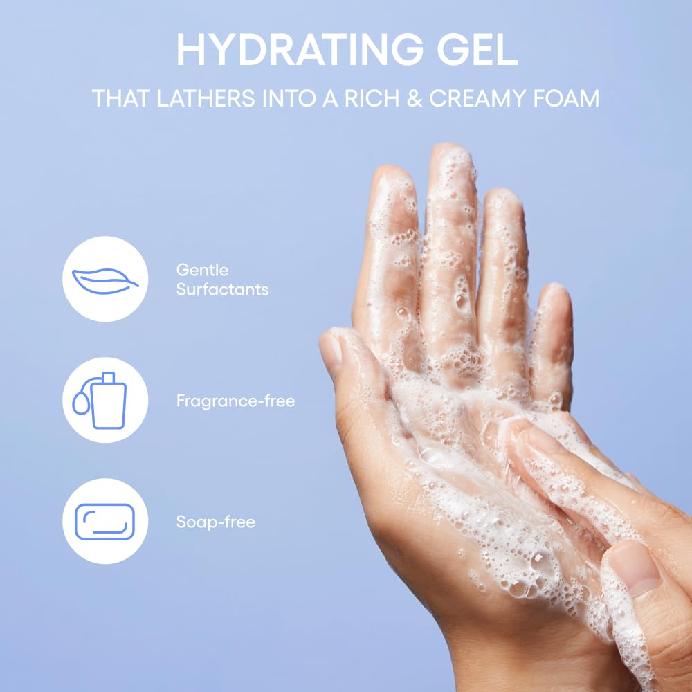 LANEIGE close up of blue hyaluronic visual representing hydration boost