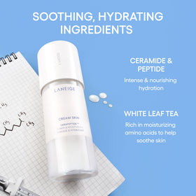 LANEIGE bottle in hand for scale to show compact 170 ml travel-friendly size