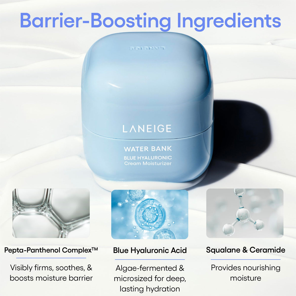 LANEIGE Cream Skin toner-moisturizer bottle close-up showing soothing texture benefit