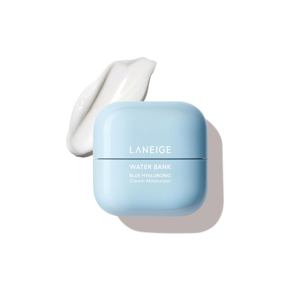 LANEIGE front jar showing product name and elegant packaging for daily hydration