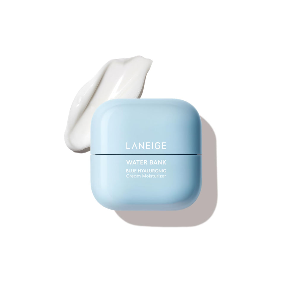 LANEIGE front jar showing product name and elegant packaging for daily hydration