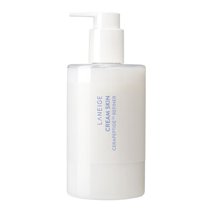 LANEIGE front packaging 320ml showing large refillable bottle benefit convenience