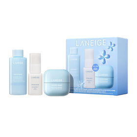 LANEIGE front packaging of the hydration essential set showing convenience and completeness