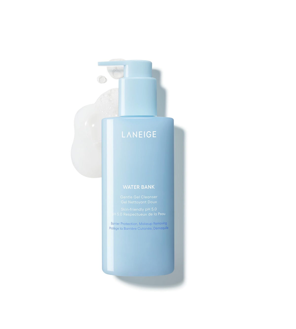 LANEIGE front packaging of Water Bank Gentle Gel showing clean branding and benefits